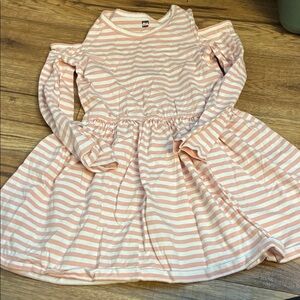 Tea Collection Pink Striped Casual Dress (Bin B)